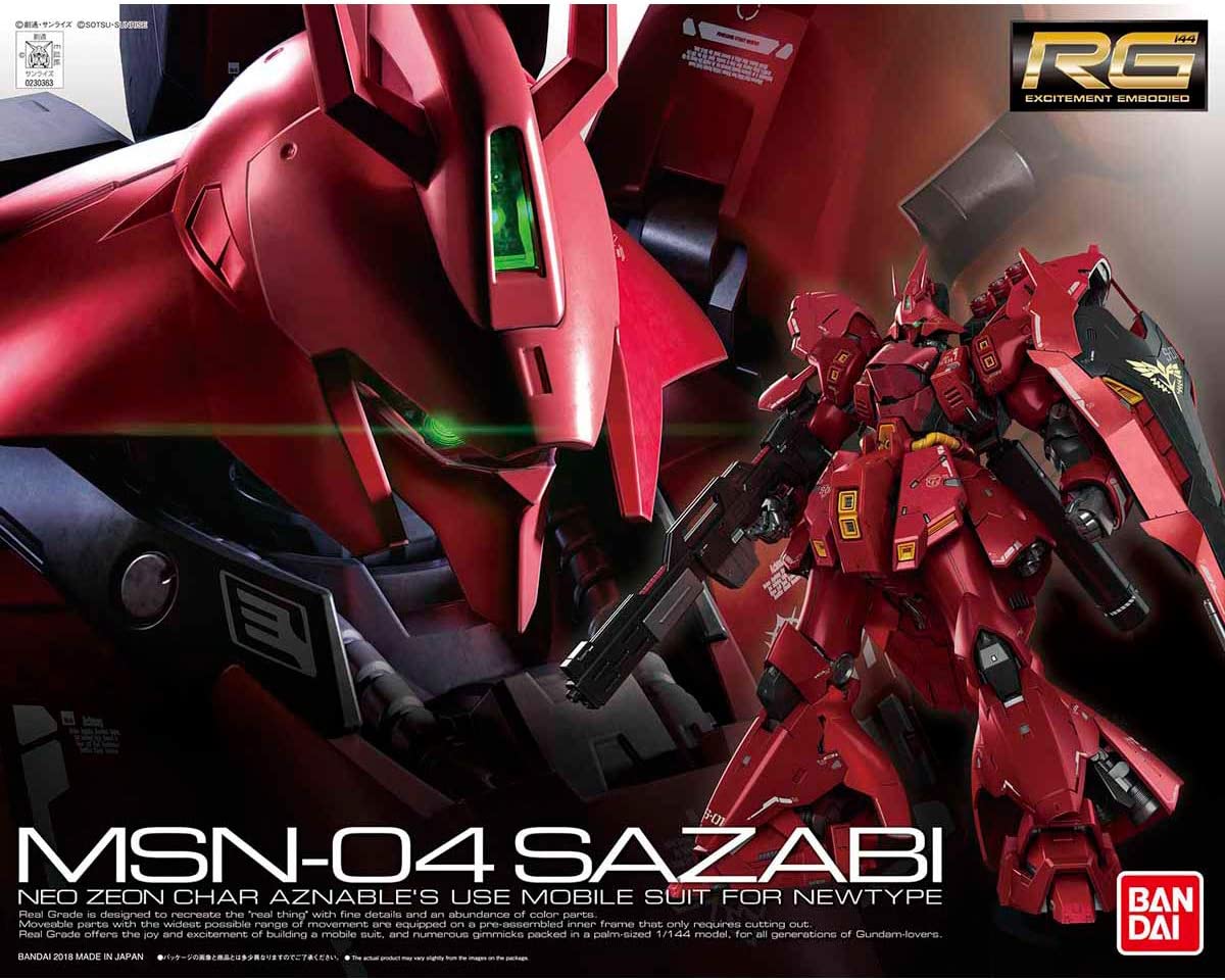 BANDAI 5061605 #29 Sazabi "Char's Counterattack", Bandai RG
