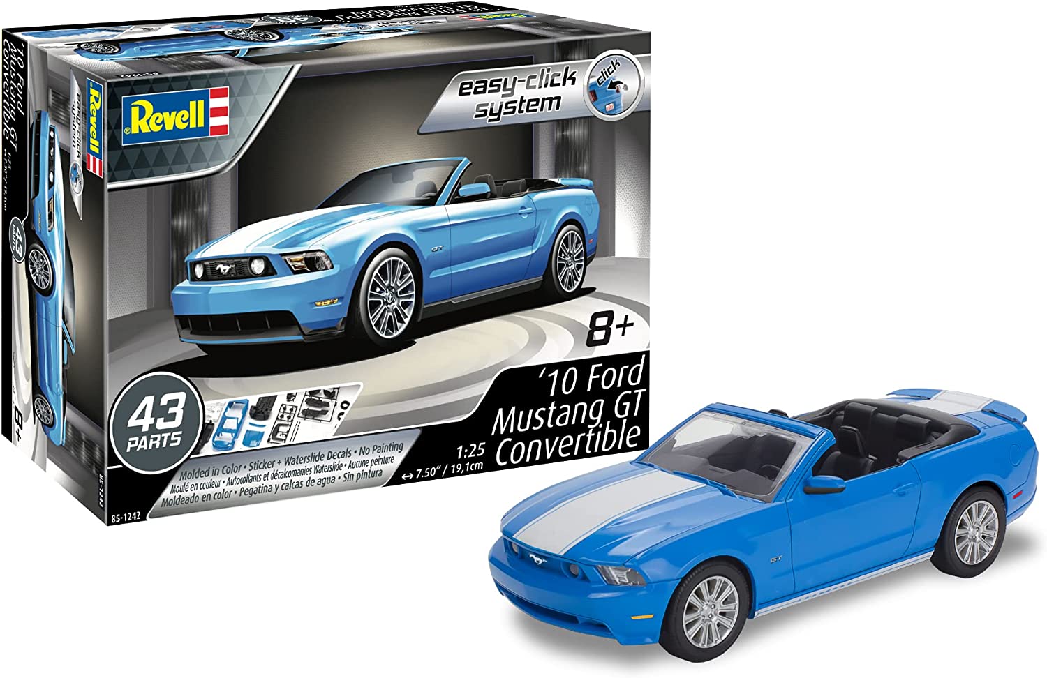 REVELL 85-1242 1/25 2010 Mustang GT Convertible