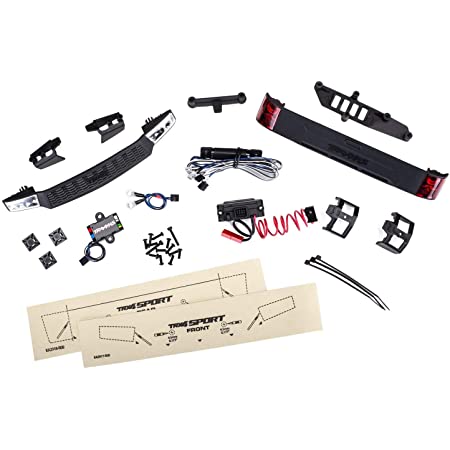 TRAXXAS 8085 LED light set, complete with power supply contains headlights, tail lights, &amp; distribution block fits #8111 or #8112 body