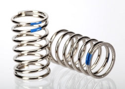 TRAXXAS 7245A Spring, shock nickel finish GTR 2.925 rate blue 1 pair