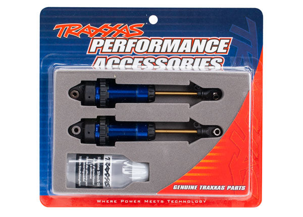 TRAXXAS 7462 GTR XX-Long TiN Shocks Blue