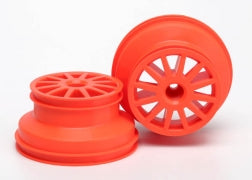 TRAXXAS 7472A Wheels, orange (2) 1/10 Rally