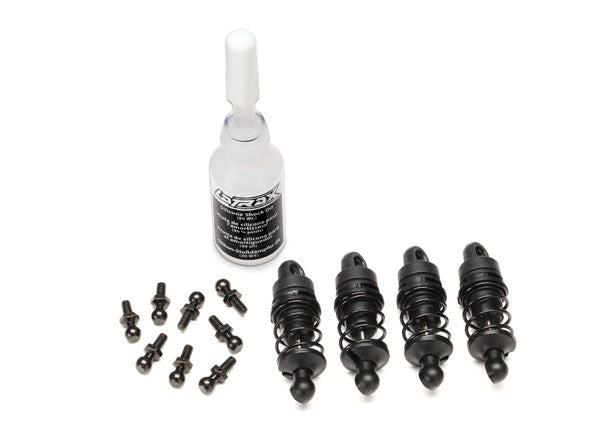 TRAXXAS 7561 Shocks, oil-filled (assembled with springs) (4)