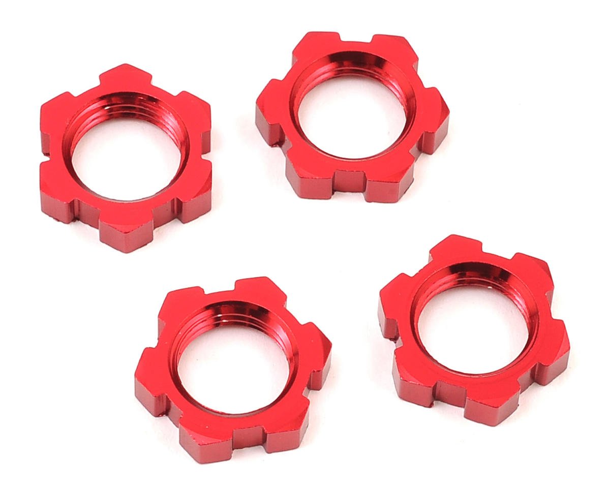 TRAXXAS 7758R X-Maxx 17mm Splined Wheel Nut Red
