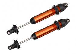 TRAXXAS 7761T Shocks, GTX, aluminum, orange-anodized fully assembled w/o springs 2