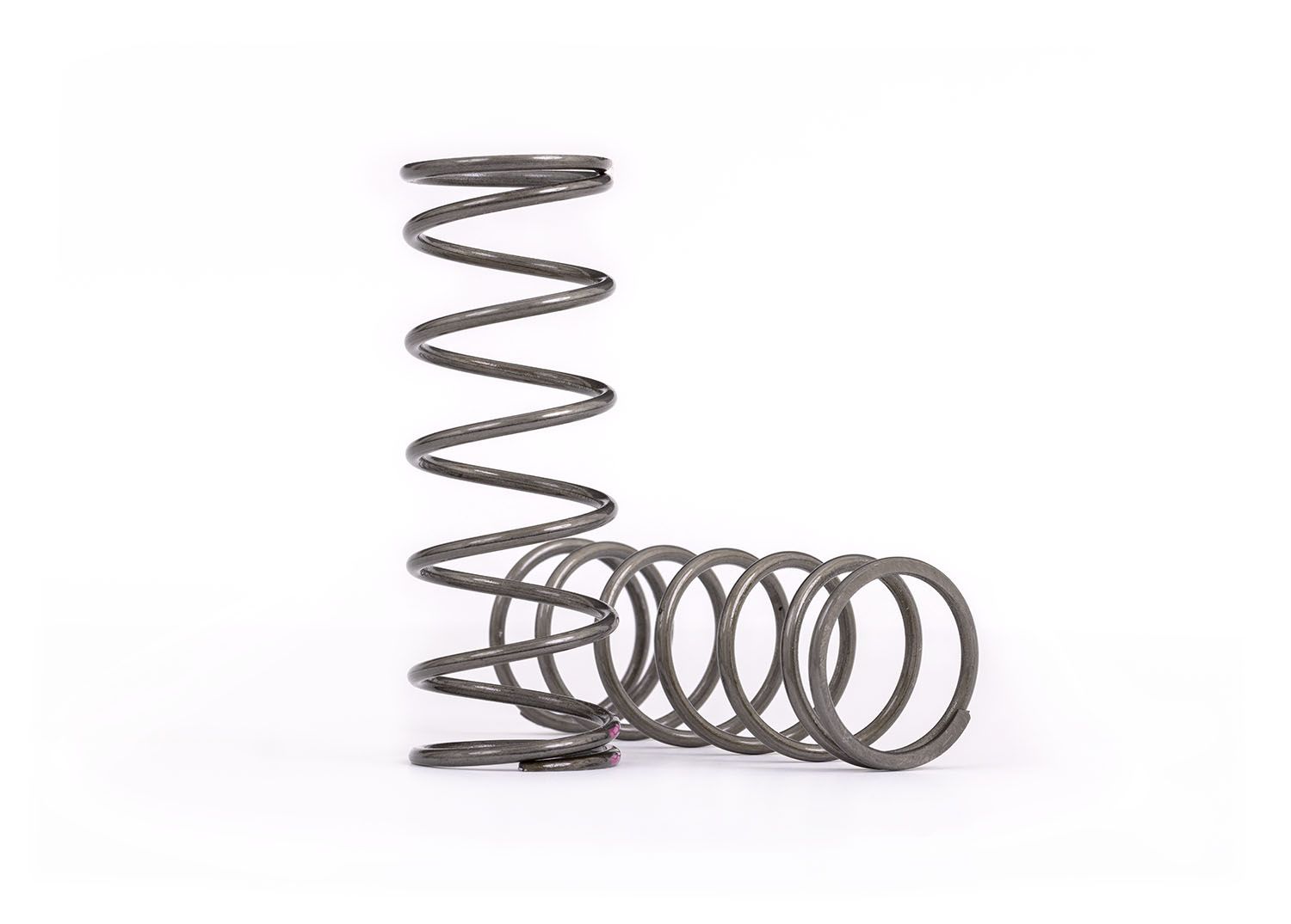 TRAXXAS 7842 Springs, shock, medium (natural finish) (GTX) (4.101 rate, pink stripe) (2)