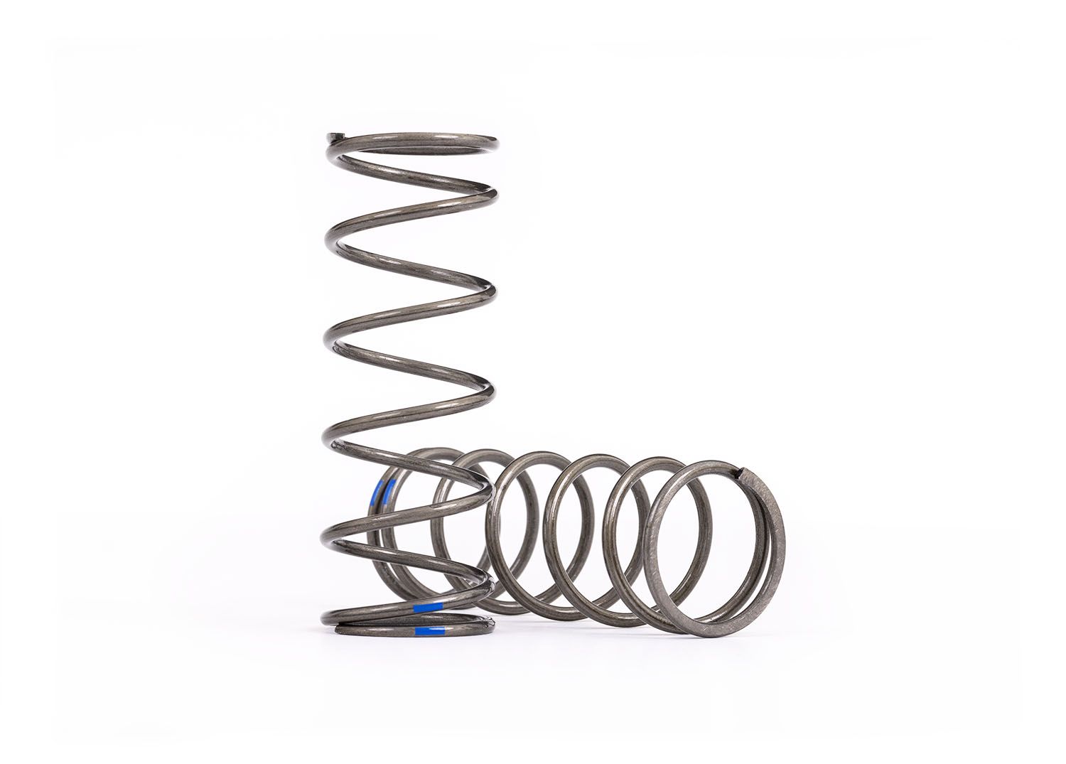 TRAXXAS 7848 Springs, shock, medium (natural finish) (GTX) (4.594 rate, blue stripe) (2)