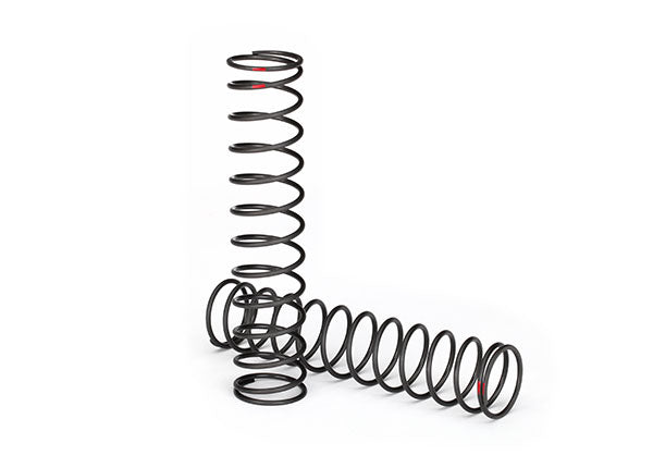 TRAXXAS 7858 Springs, shock (natural finish) (GTX) (1.538 rate, red stripe) (2)