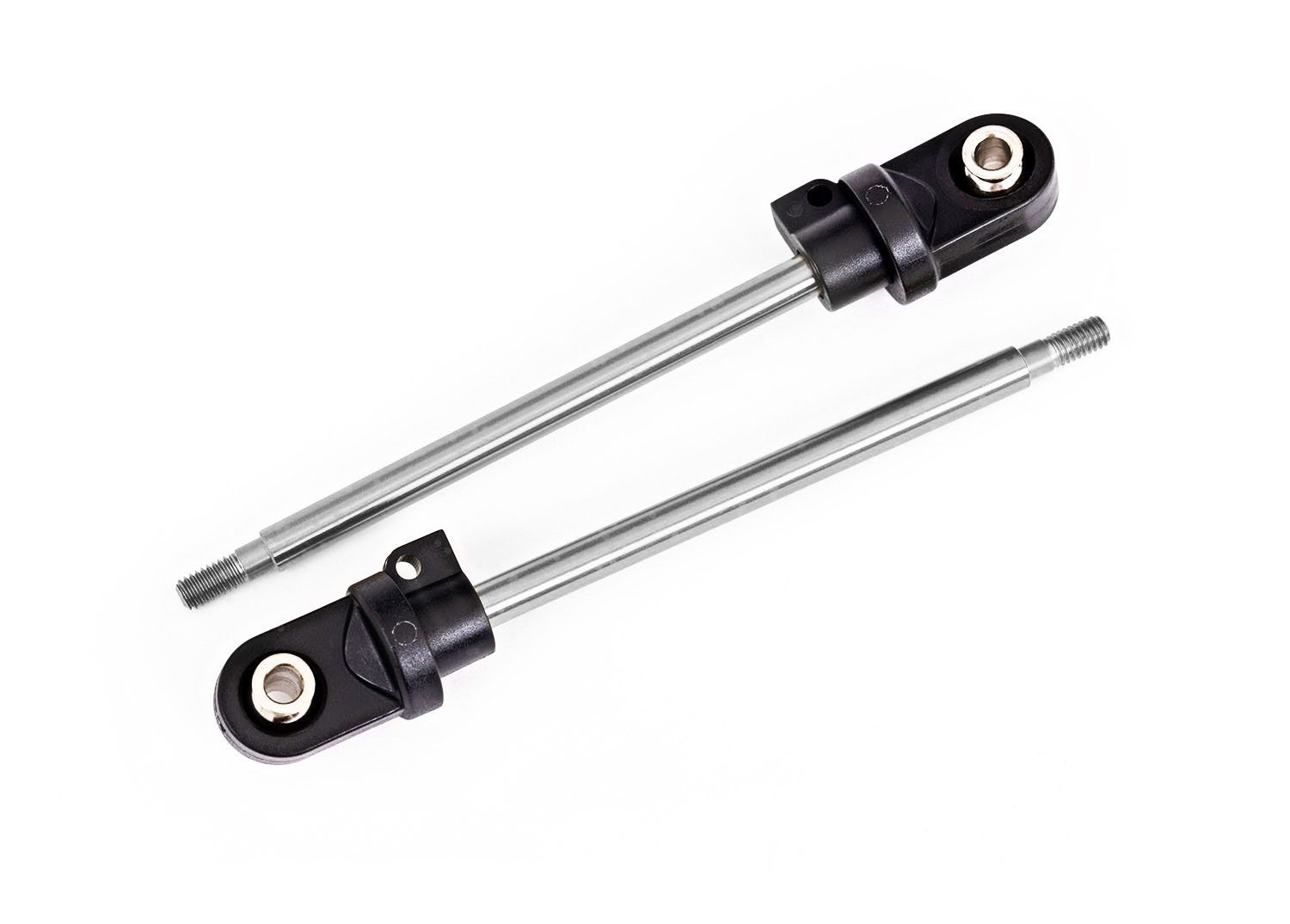 TRAXXAS 7863 Shock shaft, 92mm (GTX) (steel, chrome finish) (2) (assembled with rod ends & hollow balls)