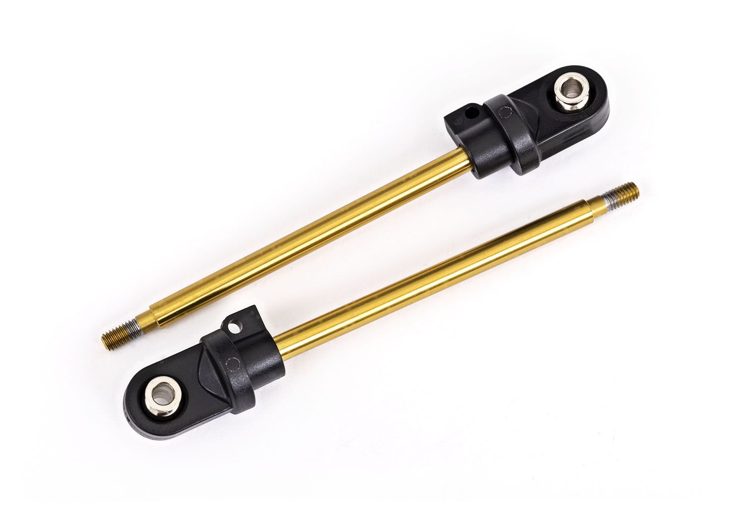 TRAXXAS 7863T Shock shaft, 92mm (GTX) (TiN-coated) (2) (assembled with rod ends & hollow balls)