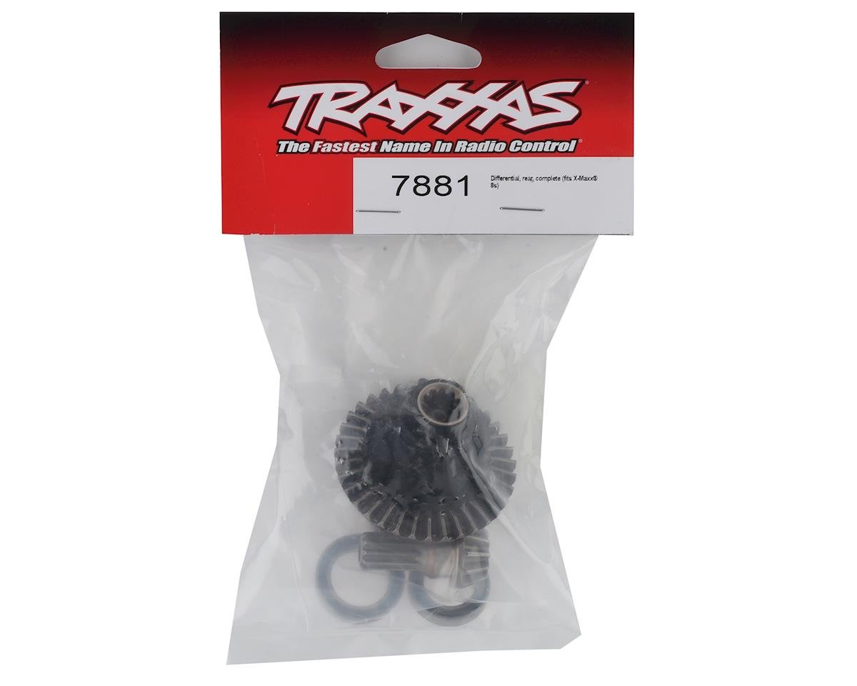 TRAXXAS 7881 X-Maxx Pro-Built Complete Rear Differential