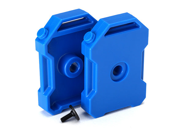 TRAXXAS 8022R TRX-4 Fuel Canisters Blue (2)/ 3x8 FCS (1)