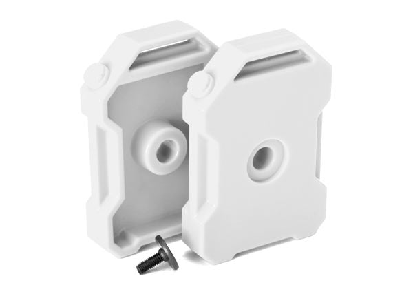 TRAXXAS 8022X TRX-4 Fuel Canisters White (2)/ 3x8 FCS (1)