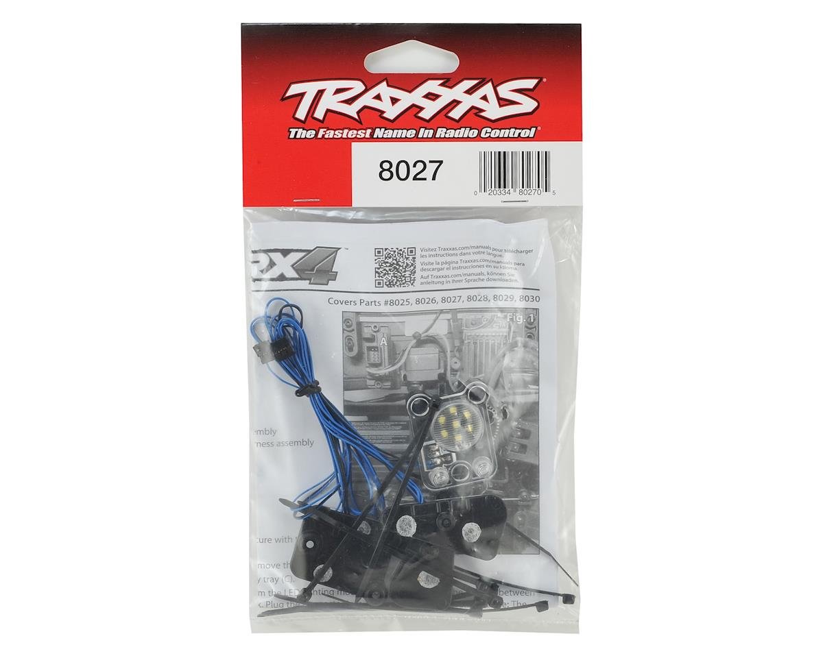 TRAXXAS 8027 TRX-4 Defender Led Headlight/Tail Light Kit Fits 8011 Body Requires 8028 Power Supply