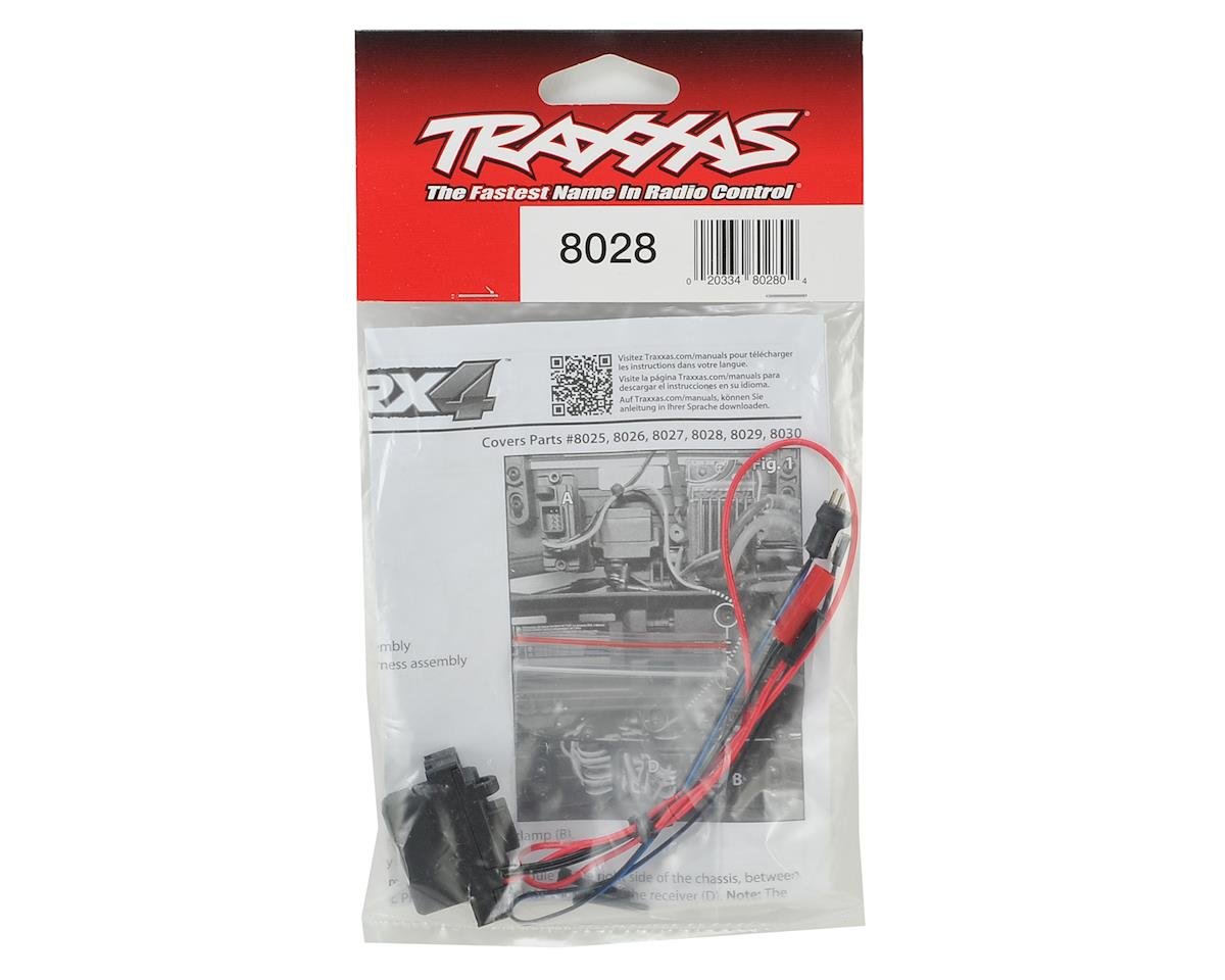 TRAXXAS 8028  LED lights, power supply (regulated, 3V, 0.5-amp)/ 3-in-1 wire harness
