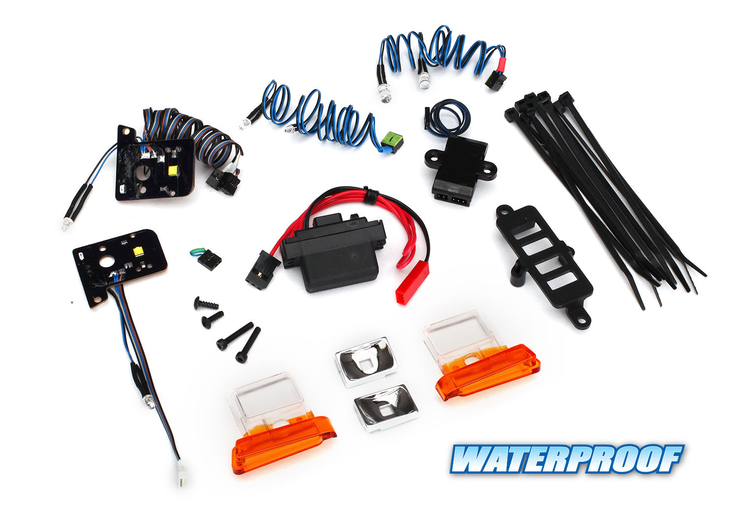 TRAXXAS 8035 TRX-4 Ford Bronco Complete LED Light Set w/Power Supply