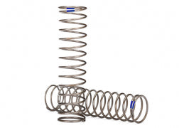 TRAXXAS 8045 Springs, shock natural finish GTS 0.61 rate, blue stripe (2)