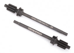 TRAXXAS 8061 Axle shaft, rear, heavy duty (left & right)/ portal drive input gear, rear (machined)
