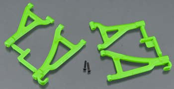RPM 80694 Front Upper/Lower A-Arms for Traxxas 1/16 E Revo Green
