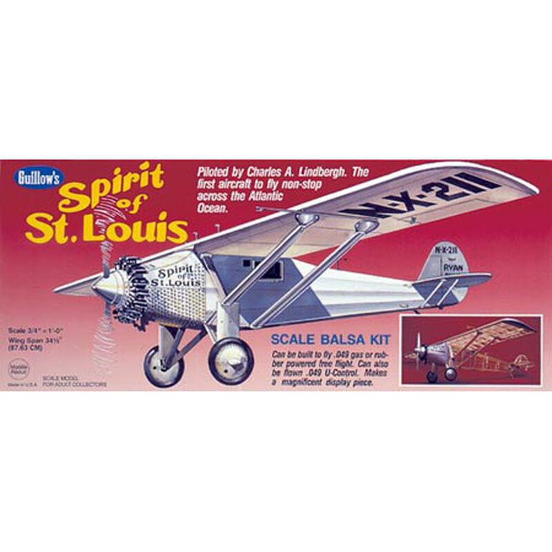 GUILLOWS 807 Spirit of St. Louis Kit, 34.5"