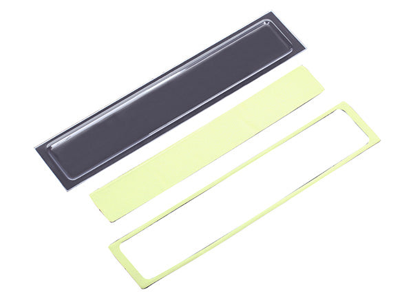 TRAXXAS 8077 Tailgate panel insert (clear, requires painting)/ adhesive foam tape (2)