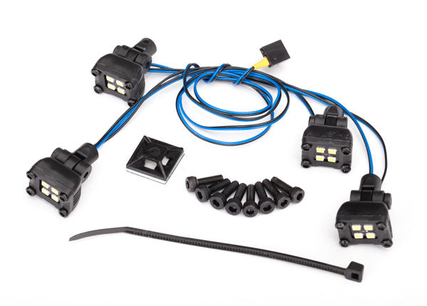 TRAXXAS 8086 LED expedition rack scene light kit (fits #8111 body, requires #8028 power supply)