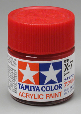 TAMIYA 81007 X-7 Acrylic Red X7