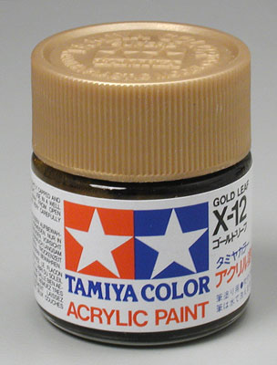 TAMIYA 81012 X-12 Acrylic Gold Leaf 3/4 oz