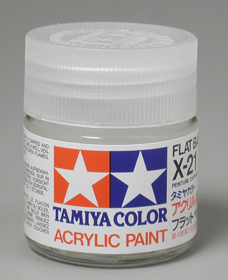 TAMIYA 81021 X-21  Acrylic X21 Flat Base