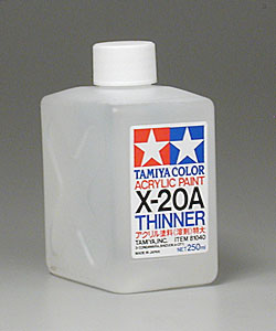 TAMIYA 81040 X-20A Acrylic/Poly Thinner 8.5 oz