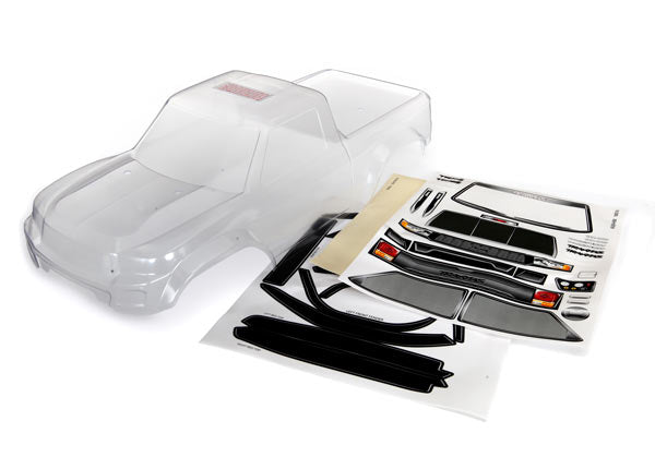 TRAXXAS 8111 Body, TRX-4® Sport (clear, trimmed, requires painting)/ window masks/ decal sheet