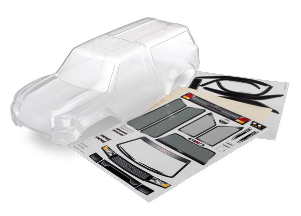 TRAXXAS 8112 Clear Body TRX-4 Sport W/Camper