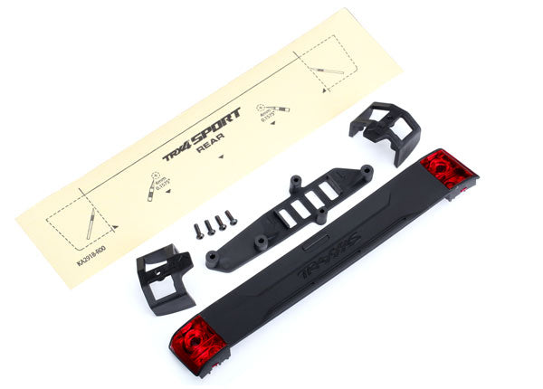 TRAXXAS 8117 Tailgate panel/ tailgate retainers (2)/ tailgate mount/ tail light lens (2) (left & right)/ 2.5x8 BCS (4) (fits #8111 or #8112 body)