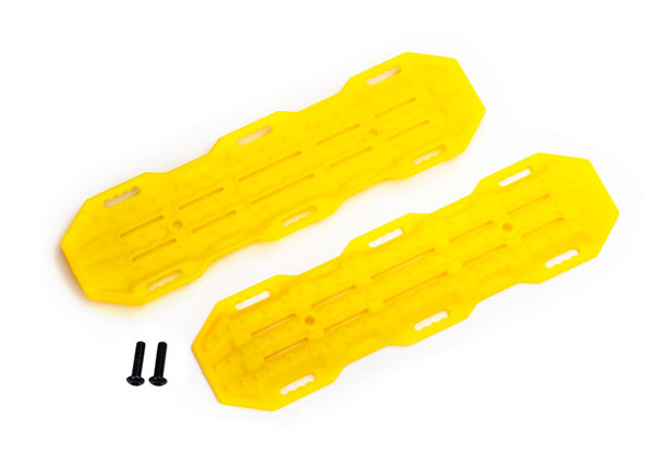 TRAXXAS 8121A Traction boards yellow/ mounting hardware