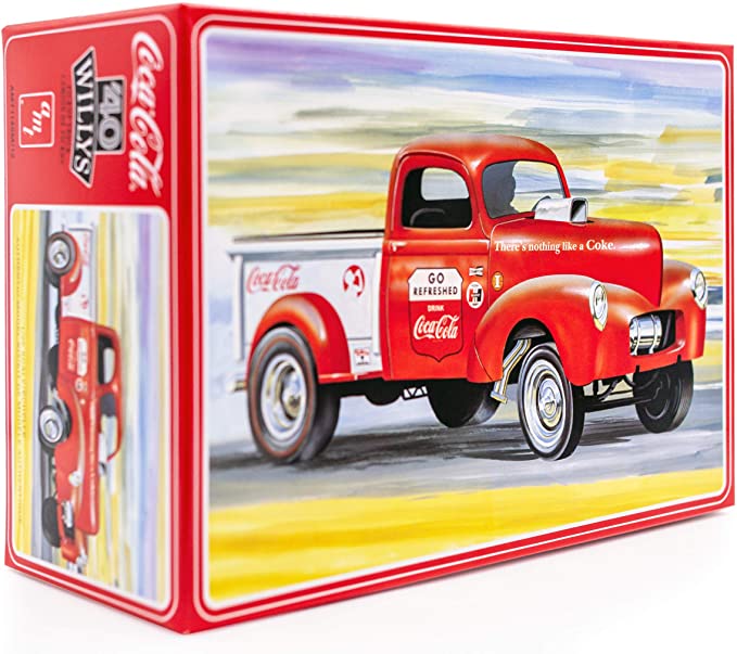 AMT 1145 1/25 1940 Willys Pickup Gasser, Coca Cola 2T