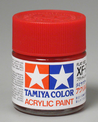 TAMIYA 81307 XF-7 Acrylic Flat Red 3/4 oz