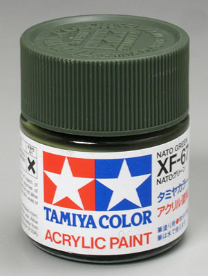 TAMIYA 81367 XF-67 Acrylic Nato Green 3/4 oz