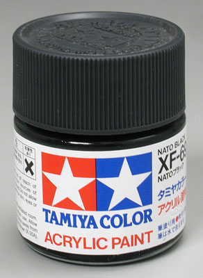 TAMIYA 81369 XF-69 Acrylic Nato Black 3/4 oz