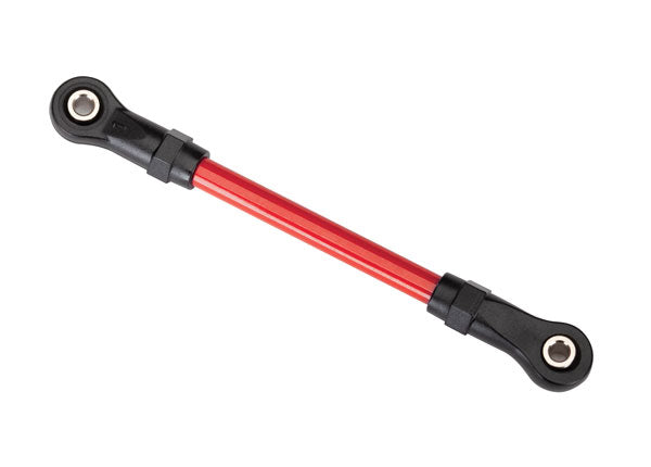 TRAXXAS 8144R Suspension link, front upper 5x68mm (1) red powder coated steel assembled with hollow balls for use with # 8140R TRX-4 Long Arm Lift Kit