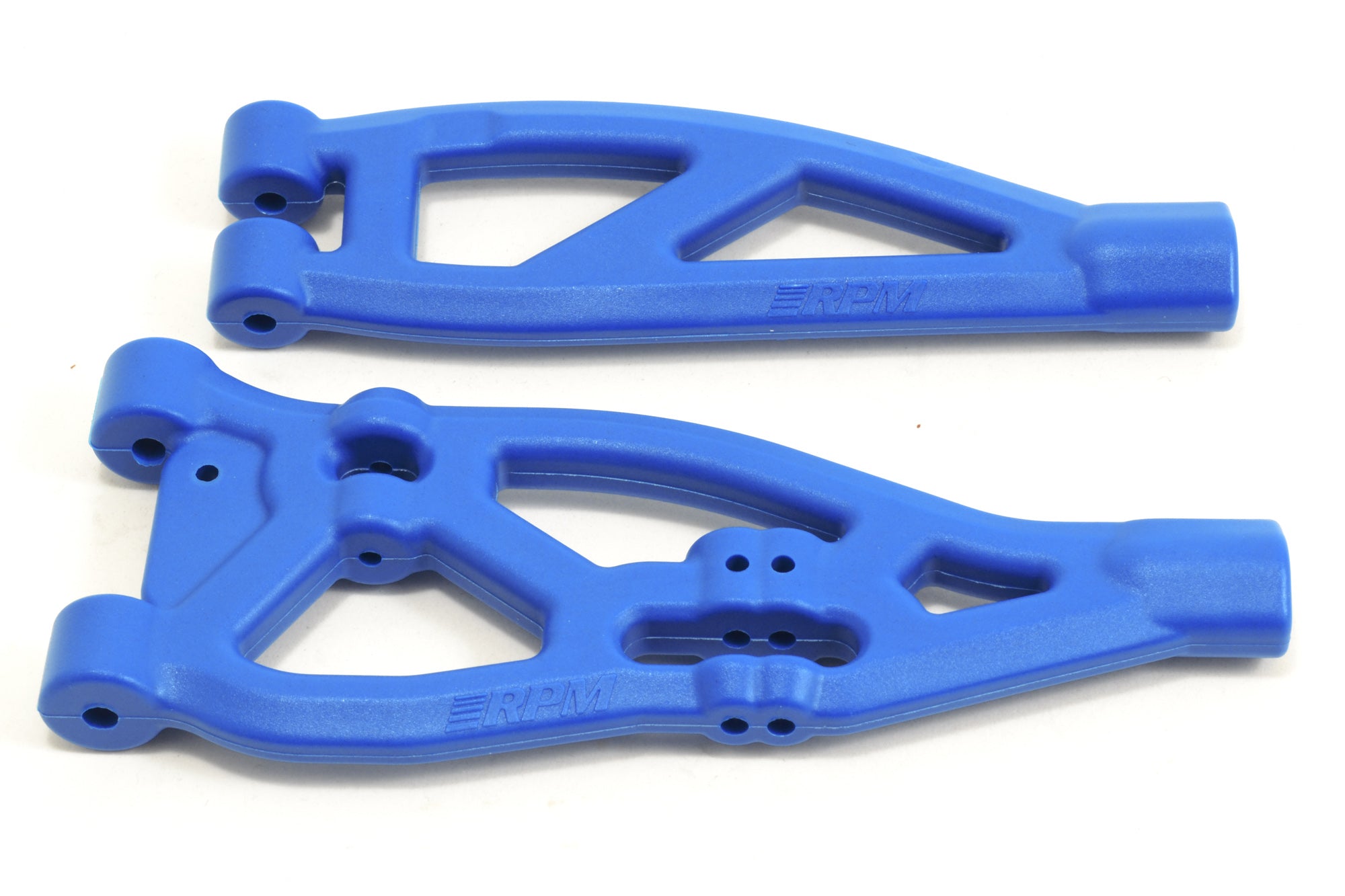 RPM 81485 Front Upper & Lower A-arms Blue Front Arrma Kraton Talion Outcast Blue