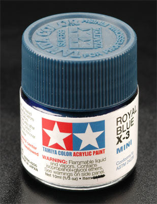 TAMIYA 81503 X-3 Acrylic Mini X3 Royal Blue 1/3 oz