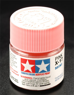 TAMIYA 81517 X-17 Acrylic Mini Pink 1/3 oz