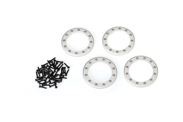 TRAXXAS 8169 Beadlock rings, satin (1.9") (aluminum) (4)/ 2x10 CS (48)