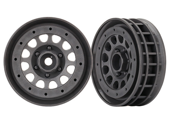 TRAXXAS 8173A 1.9" Charcoal Gray Beadlock Method Wheels (2)