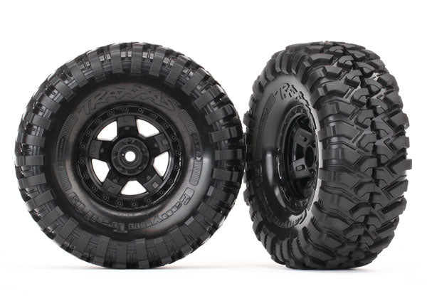 TRAXXAS 8179 Tires and wheels, assembled, glued (TRX-4® Sport wheels, Canyon Trail 1.9 tires) (2)