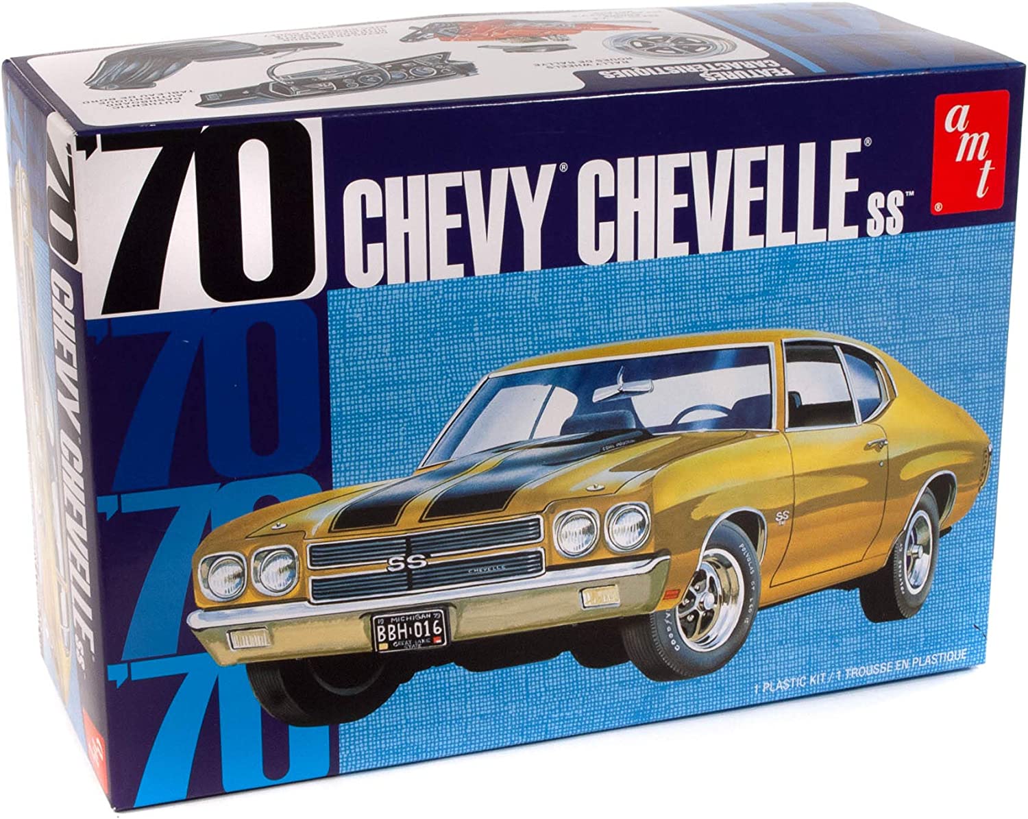 AMT 1143 1/25 1970 Chevy Chevelle 22 2T