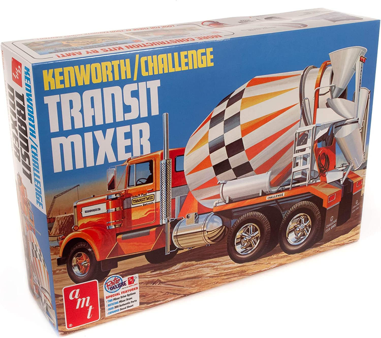AMT 1215 1/25 Kenworth Challenge Transit Cement Mixer