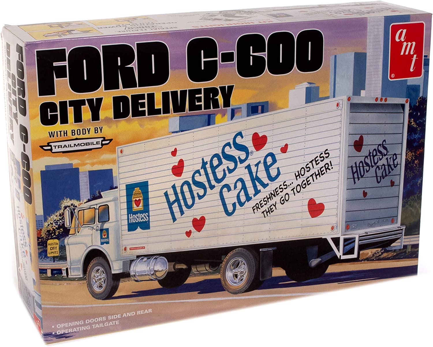 AMT 1139/12 1/25 Ford C-600 City Delivery, Hostess