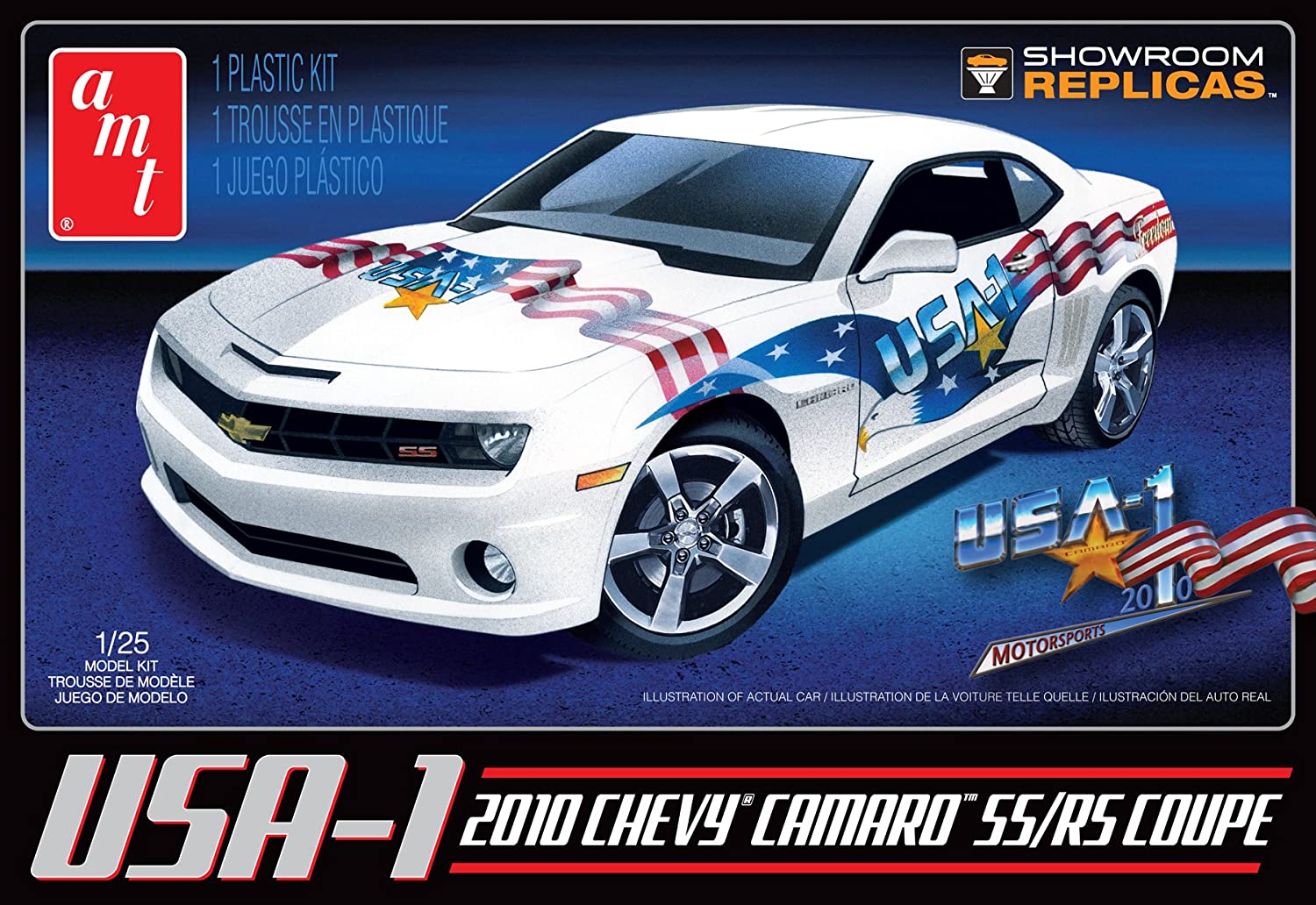 AMT 778 1/25 USA-1 2010 Chevy Camaro Coupe