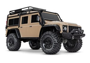 TRAXXAS 82056-4 TRX-4® Scale and Trail™ Crawler with Land Rover® Defender® Body: 1/10 Scale 4WD Electric Trail Truck. RTR with TQi Traxxas Link